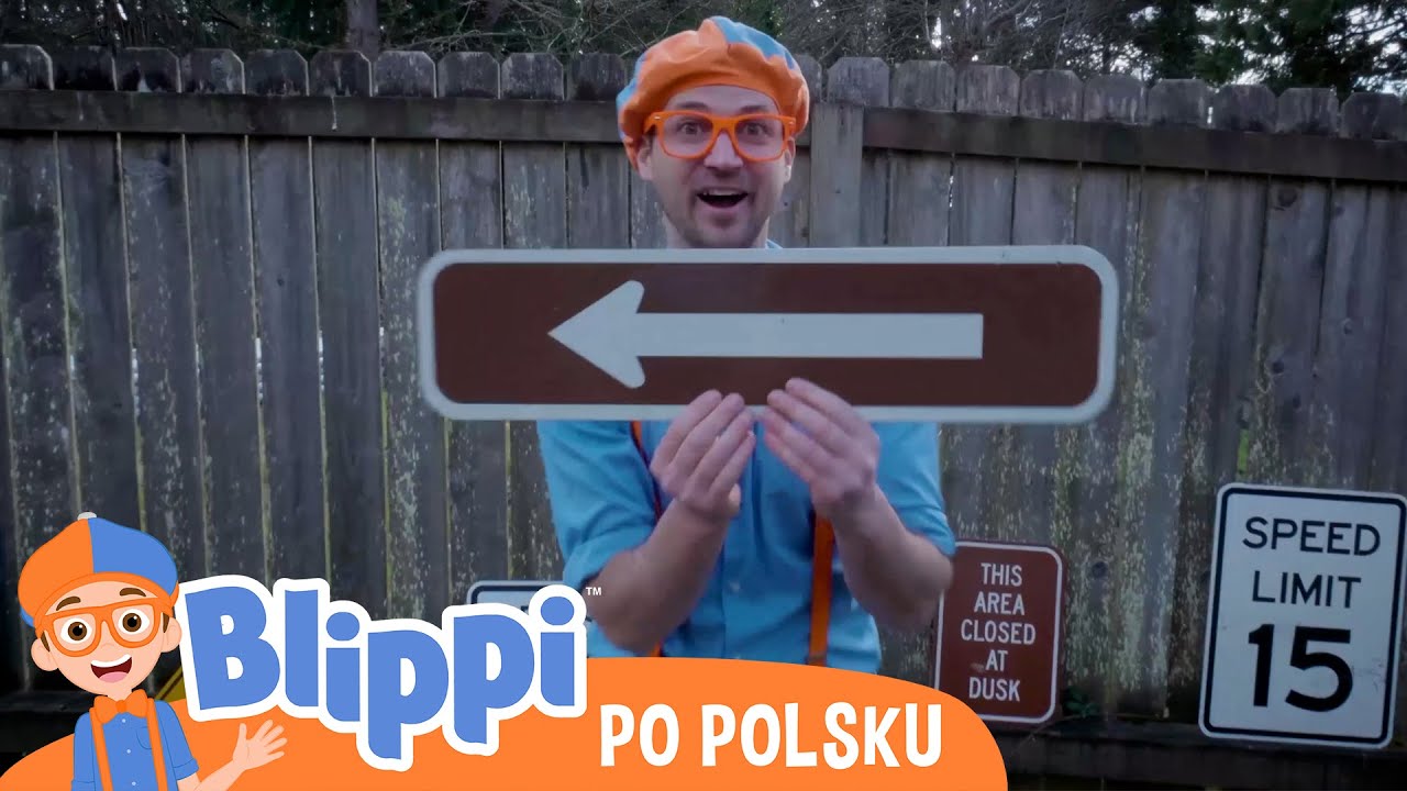Blippi poznaje znaki drogowe | Blippi po polsku | Nauka i zabawa dla dzieci