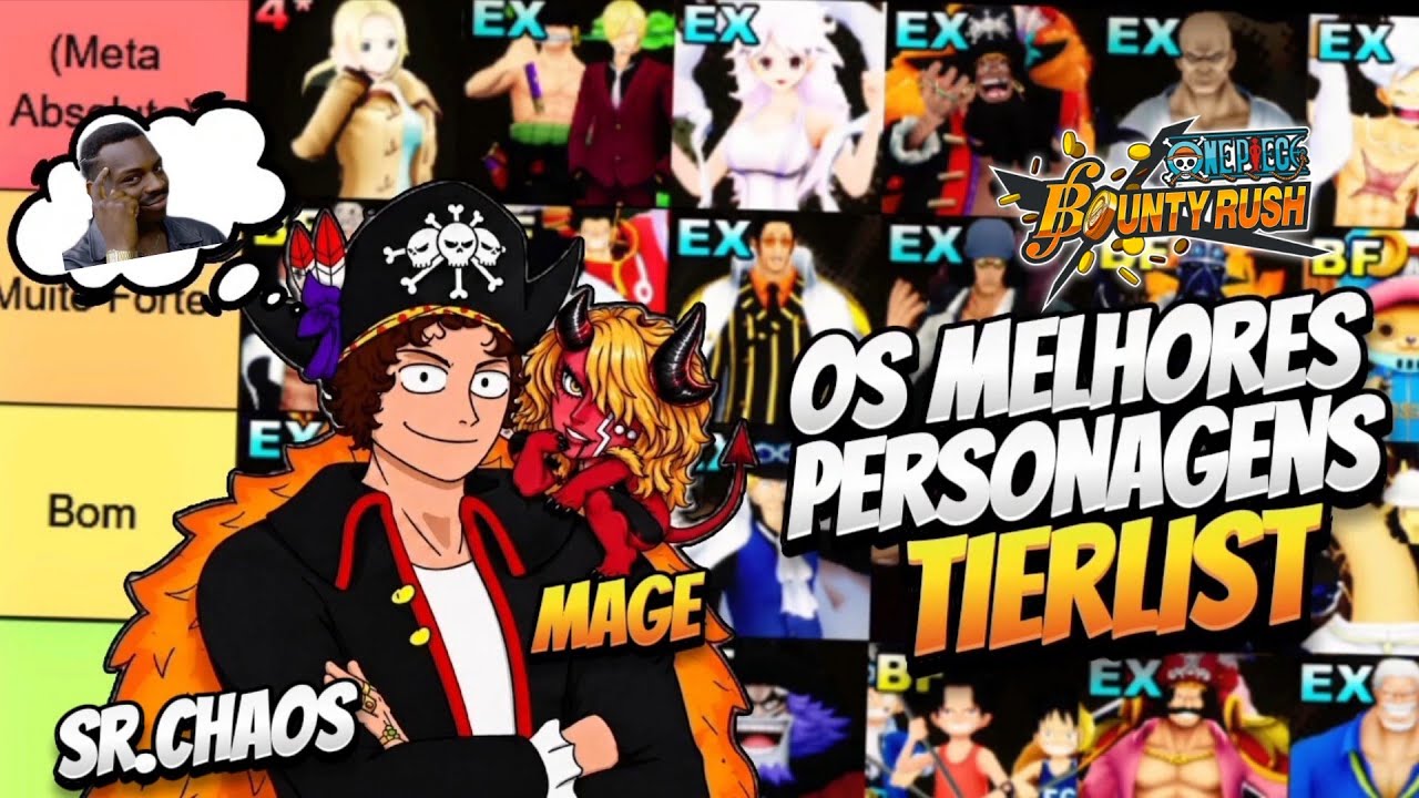 WE CREATED THE ULTIMATE TIER LIST OF THE BEST ONE PIECE BOUNTY RUSH CHARACTERS! Ft. @SrChaos