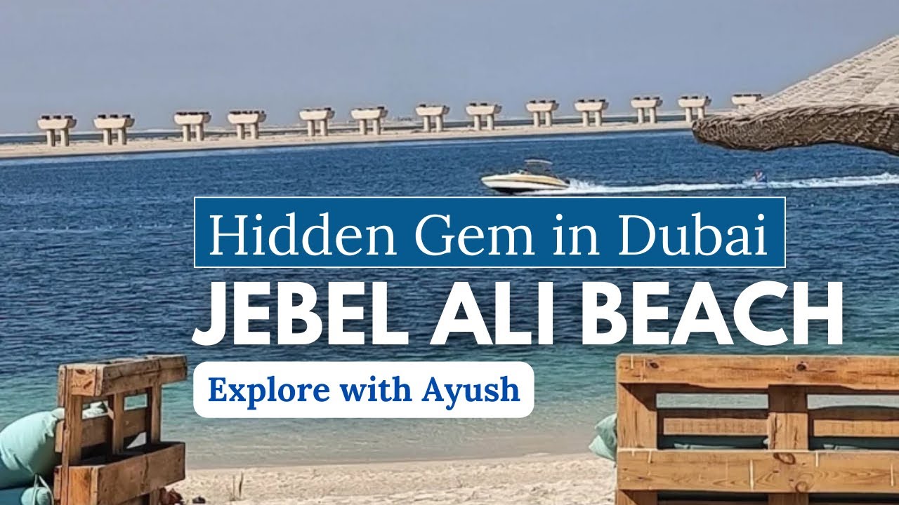 Hidden Gem in Dubai: Jebel Ali Public Beach | Best Camping Spot | Secret Beach | Explore with Ayush