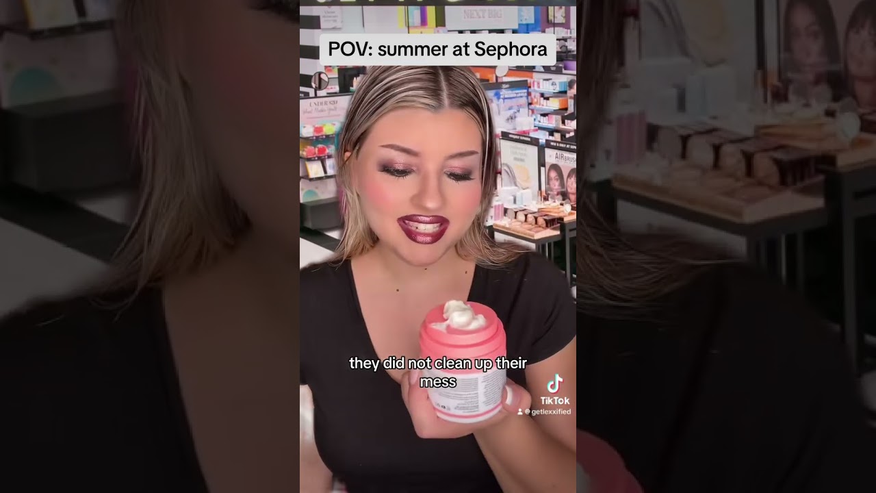 Summers at Sephora Part 1 #sephora #pov #retail #funny #customerservice #relatable #fyp