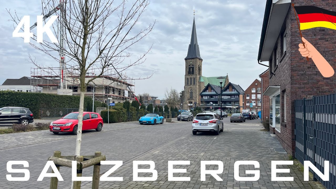 🇩🇪 Salzbergen 4K Walking / The Germany / A Historic Gem in Lower Saxony