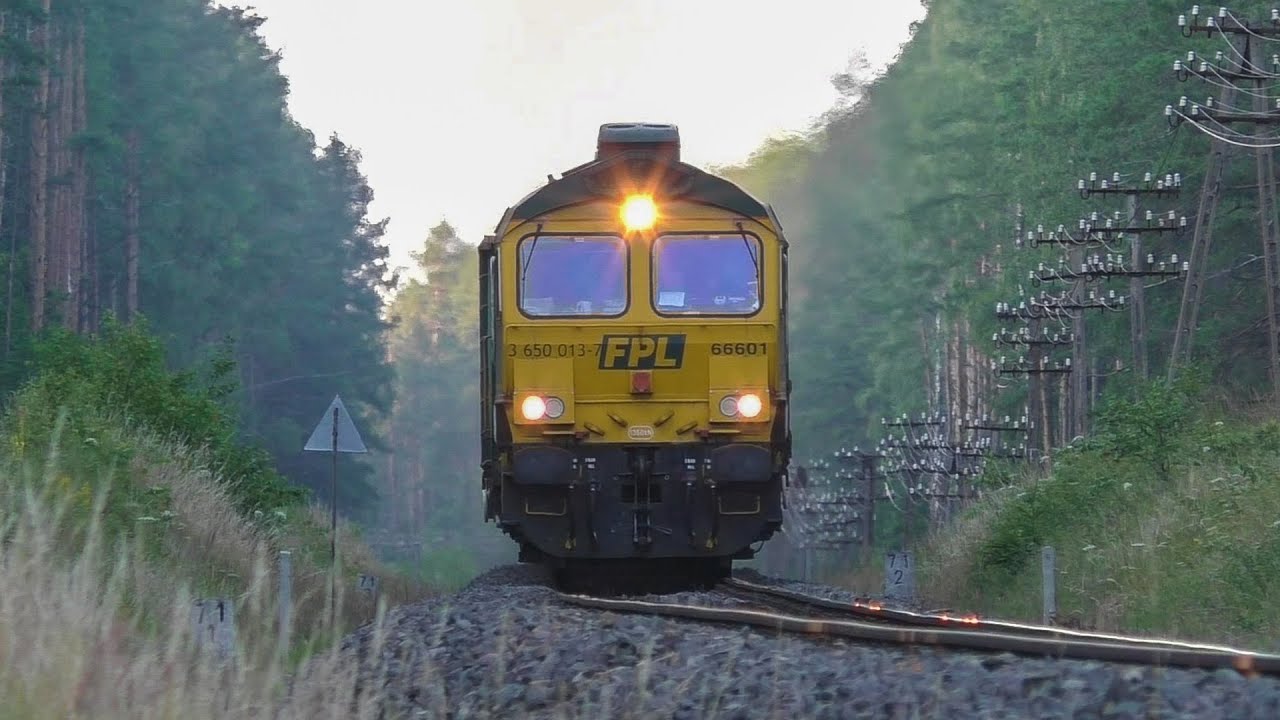 ST48-018 + ST48-035 PKP Cargo & Class 66601 FPL | Augustów, 12.07.2019