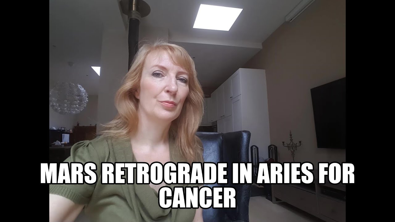 Mars retrograde in Aries for Cancer
