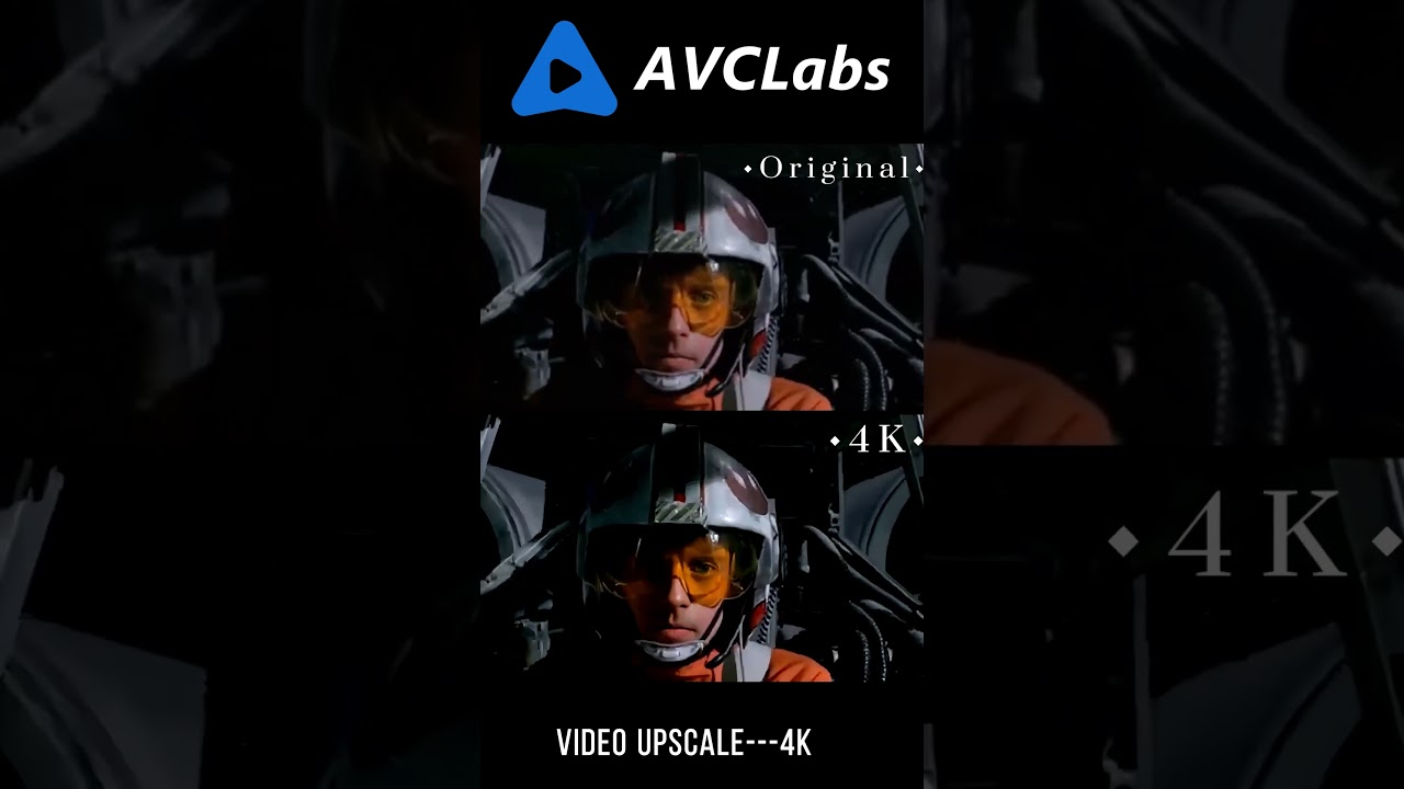 [4K upscaled] Watch Old Movies Turn Into 4K Magic In Seconds #starwars #ai #videoenhancer