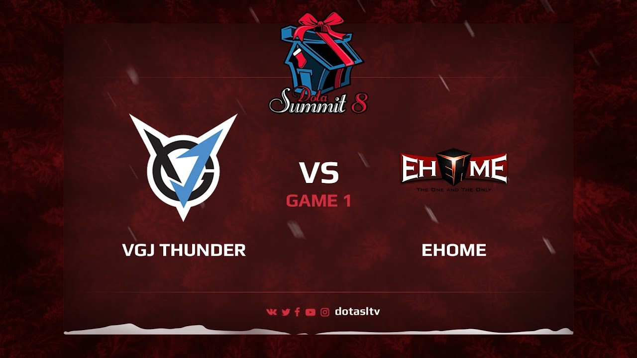 VGJ Thunder против EHOME, Первая карта, Квалификация на Dota Summit 8