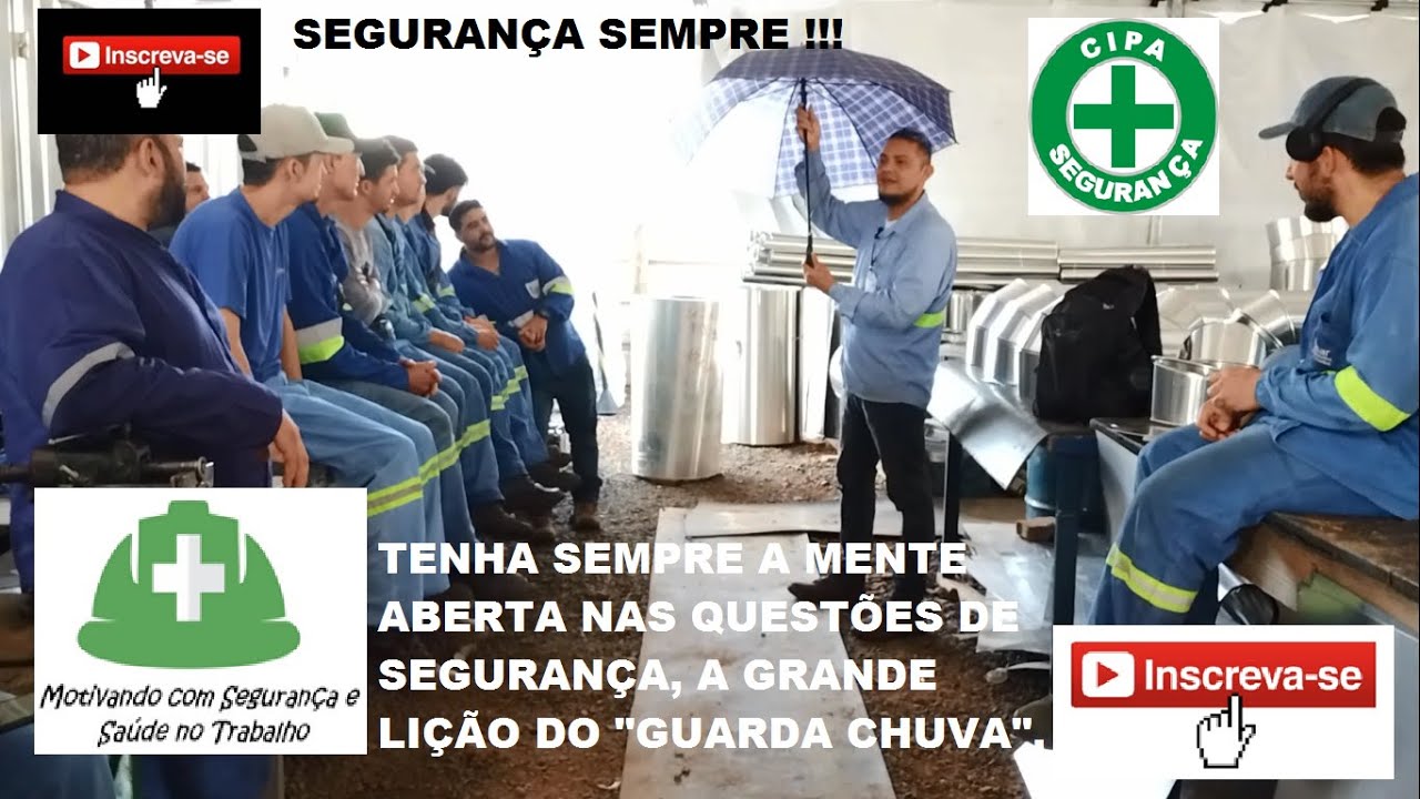 DDS/Palestra: Na segurança tenha mente sempre aberta, a grande lição do guarda chuva (Rômulo Veras)