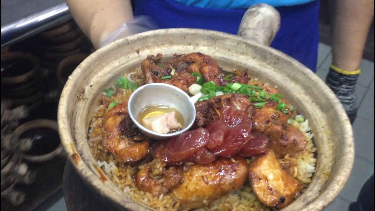Charcoal Claypot Chicken Rice in Kuala Lumpur | 吉隆坡炭味十足的砂锅鸡饭