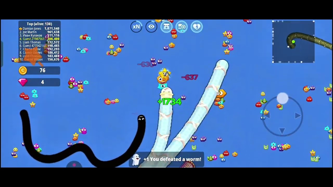 Worms zone game #games #gaming #gameplay #trending #vairalvideo #youtube 