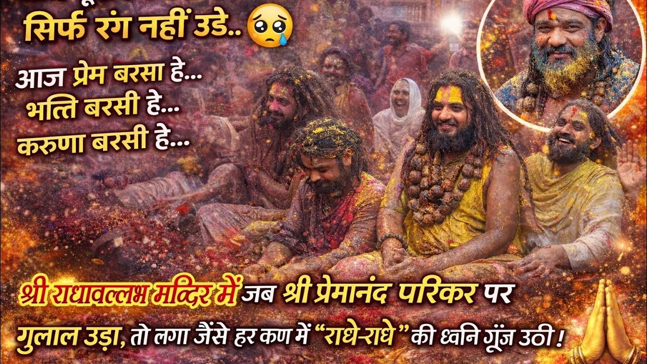 Holi Special || Shri Radhavallabh Mandir ||  #holi #radhavallabh #vrindavan 