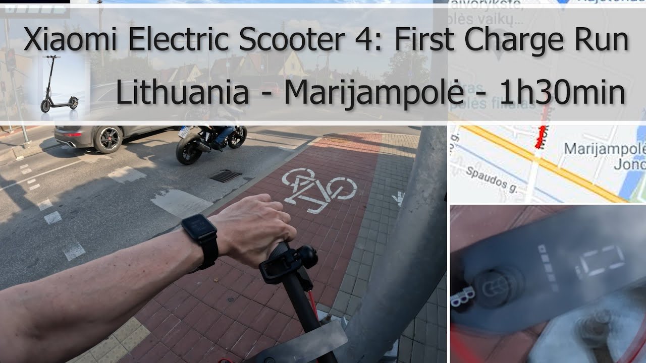 Xiaomi Electric Scooter 4 - Long Range Ride | Lithuania | Marijampole
