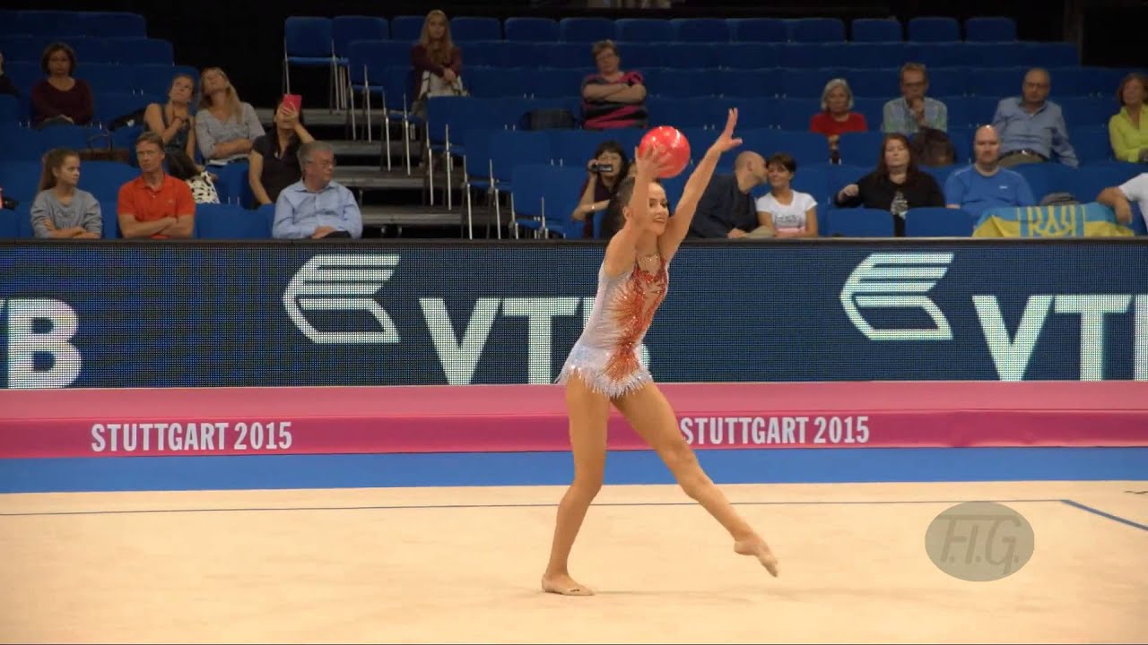 Neviana VLADINOVA (BUL) 2015 Rhythmic Worlds Stuttgart - Qualifications Ball