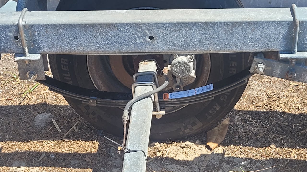 Boat Trailer Leaf Spring Removal and Replacement