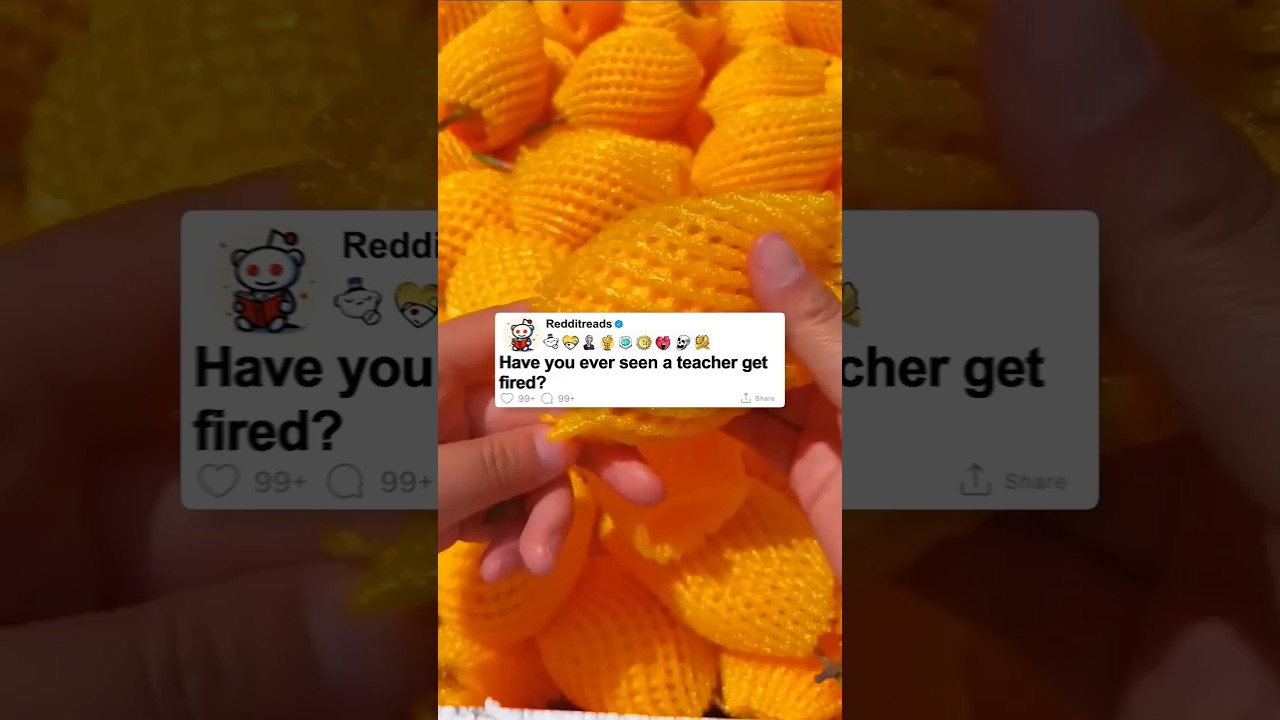 Have You ever seen a teacher get fired ?