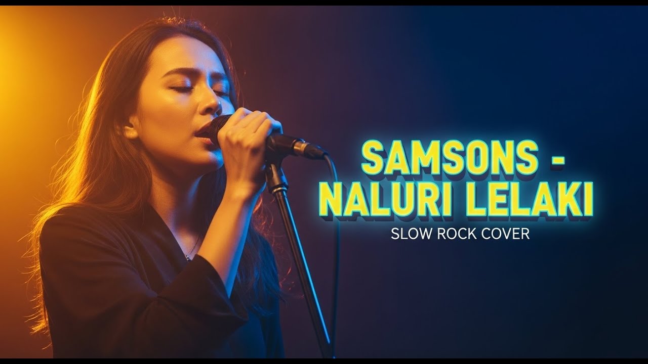 🎸 SAMSONS - NALURI LELAKI | Slow Rock Cover | Vokal Ceweknya Gak Ada Obat! 🔥