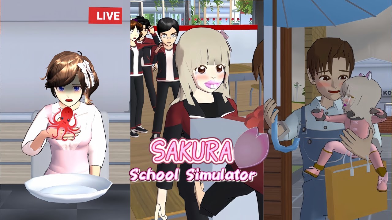 KOMPILASI VIDEO SAKURA SCHOOL SIMULATOR TERBARU 🤩 #dramasakuraschoolsimulator #sakura