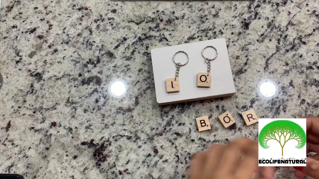 How to make Scrabble Tile Keychains