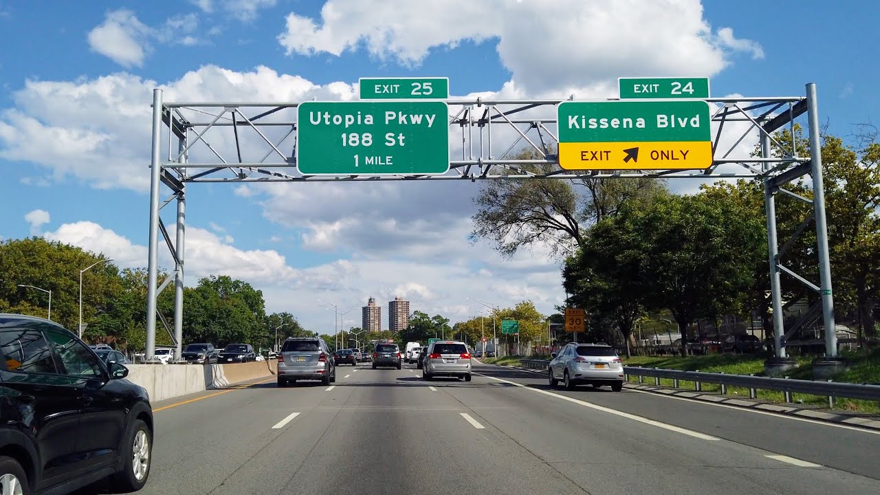Long Island Expwy (I-495) east in Queens | Flushing to Lake Success, NY