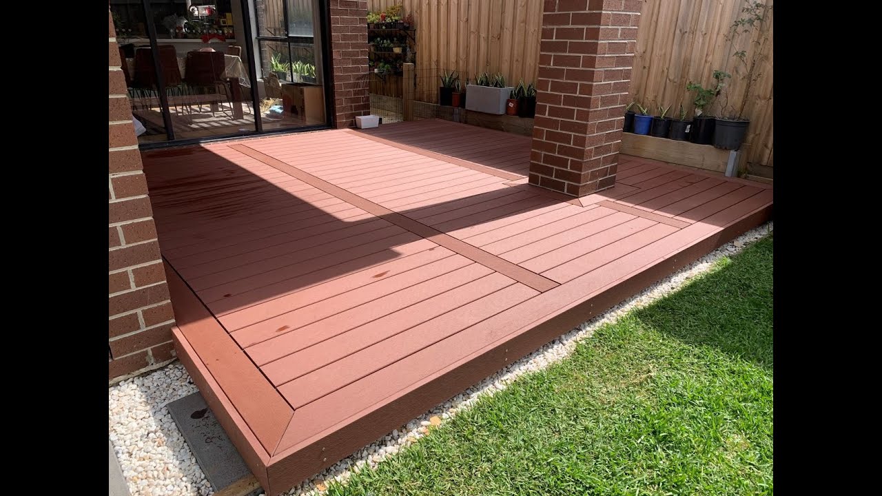 Alfresco Composite Ekodeck Decking on Concrete Slab