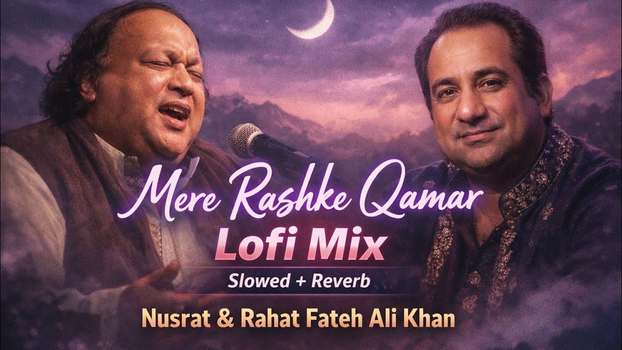 Mere Rashke Qamar | Lofi Mix Slowed Reverb | Nusrat Fateh Ali Khan | Rahat Fateh Ali Khan 