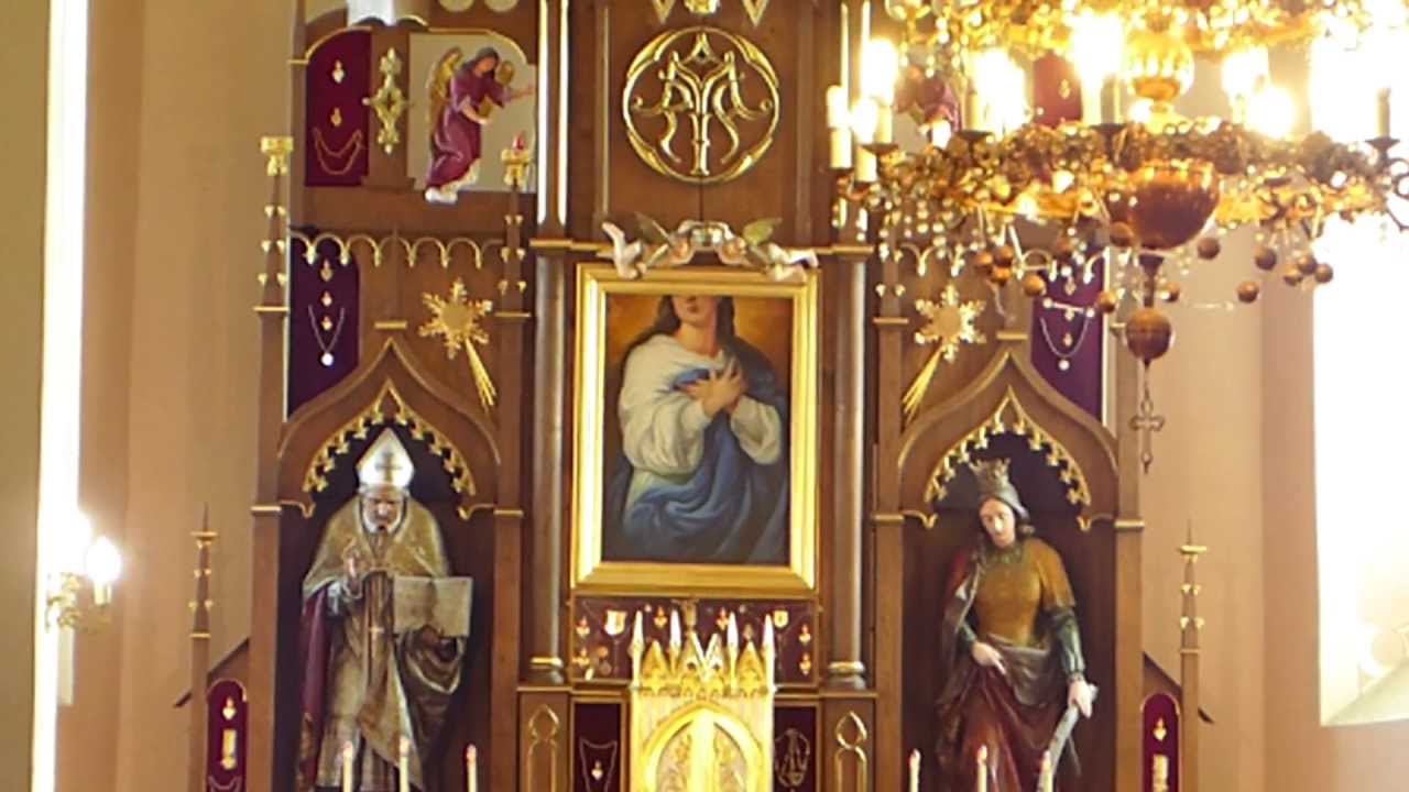 Odsłonięcie obrazu Matki Bożej Nieustającej Pomocy w Mościskach