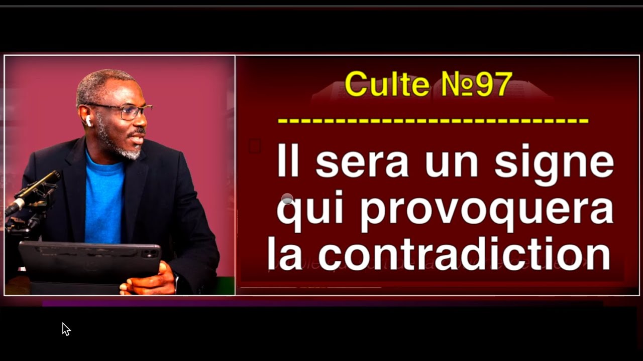 Culte №97 - JEAN 7 - Jésus-Christ : un sujet et un signe qui provoquera la contradiction.