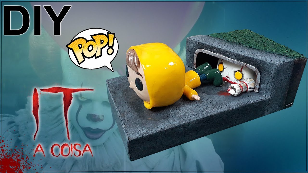 Tutorial como modelar FUNKO POP do zero (Diorama)- DIY IT: A COISA