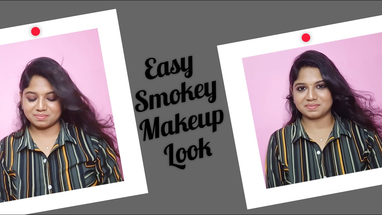 Simple smokey eye makeup tamil/ beginners makeup tutorial/ smokey eye with kajal/ gopika