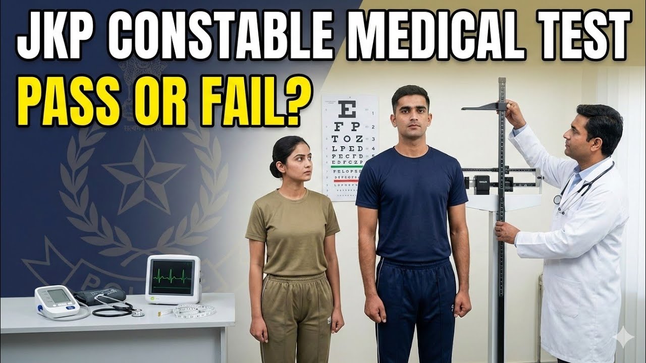 JKP CONSTABLE Medical Process | Fully explained | Medical Tests in JKP Constable | #jkpconstable