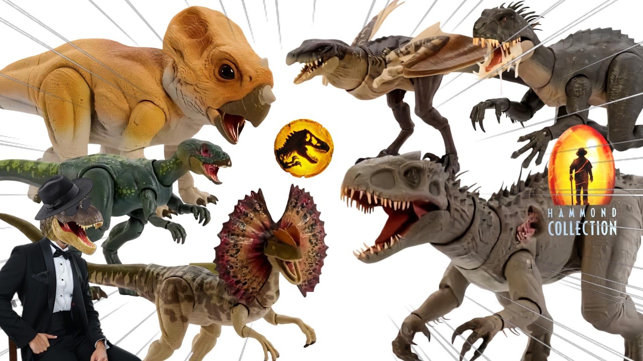 Jurassic World NUEVOS Hammond  Collection 2026! Indominus, Mutadon, Dilophosaurus, Scorpios y MAS!