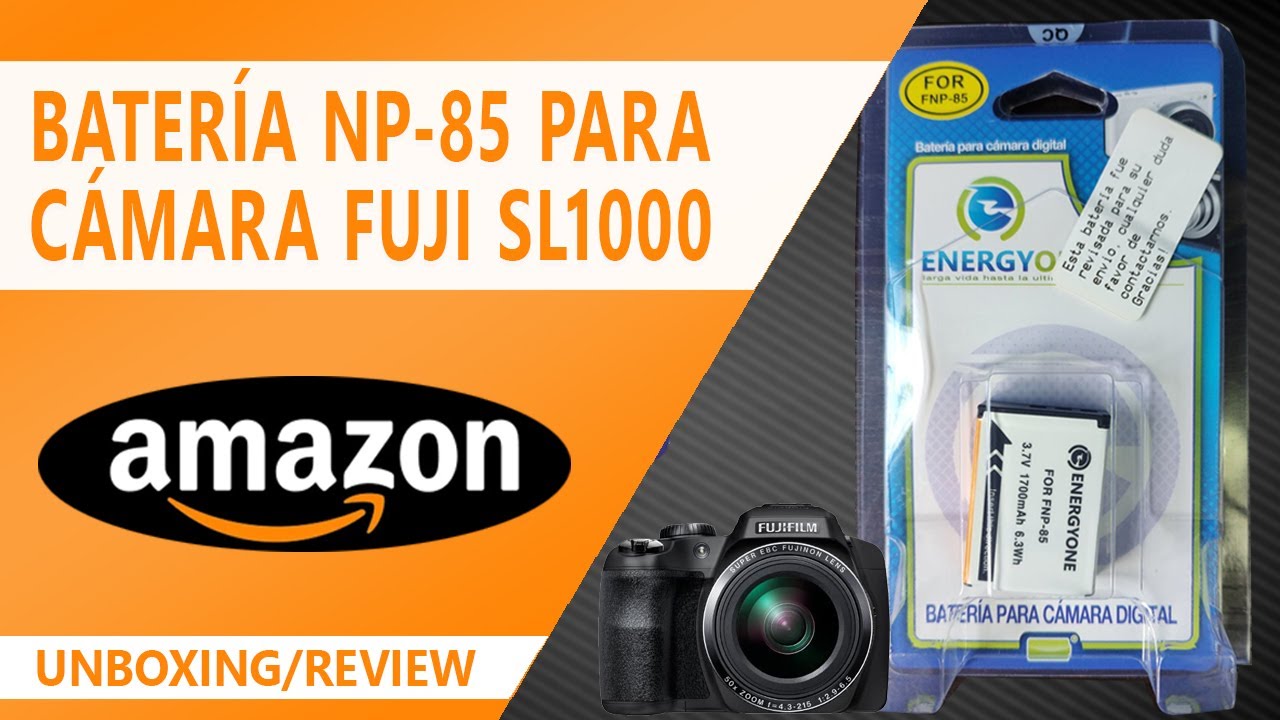 🔎📦 BATERÍA NP-85 PARA CÁMARA FUJIFILM FINEPIX SL1000 ENERGY ONE AMAZON | UNBOXING / REVIEW