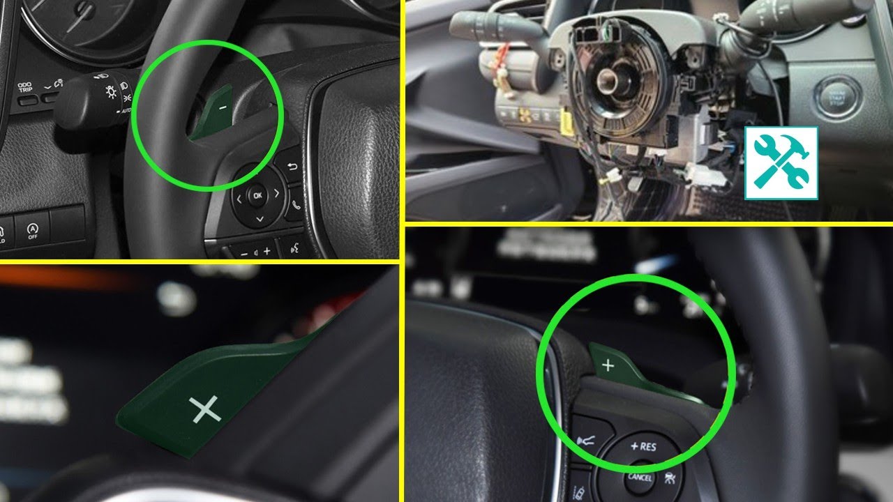 Toyota | How To install STEERING wheel PADDLE shift?