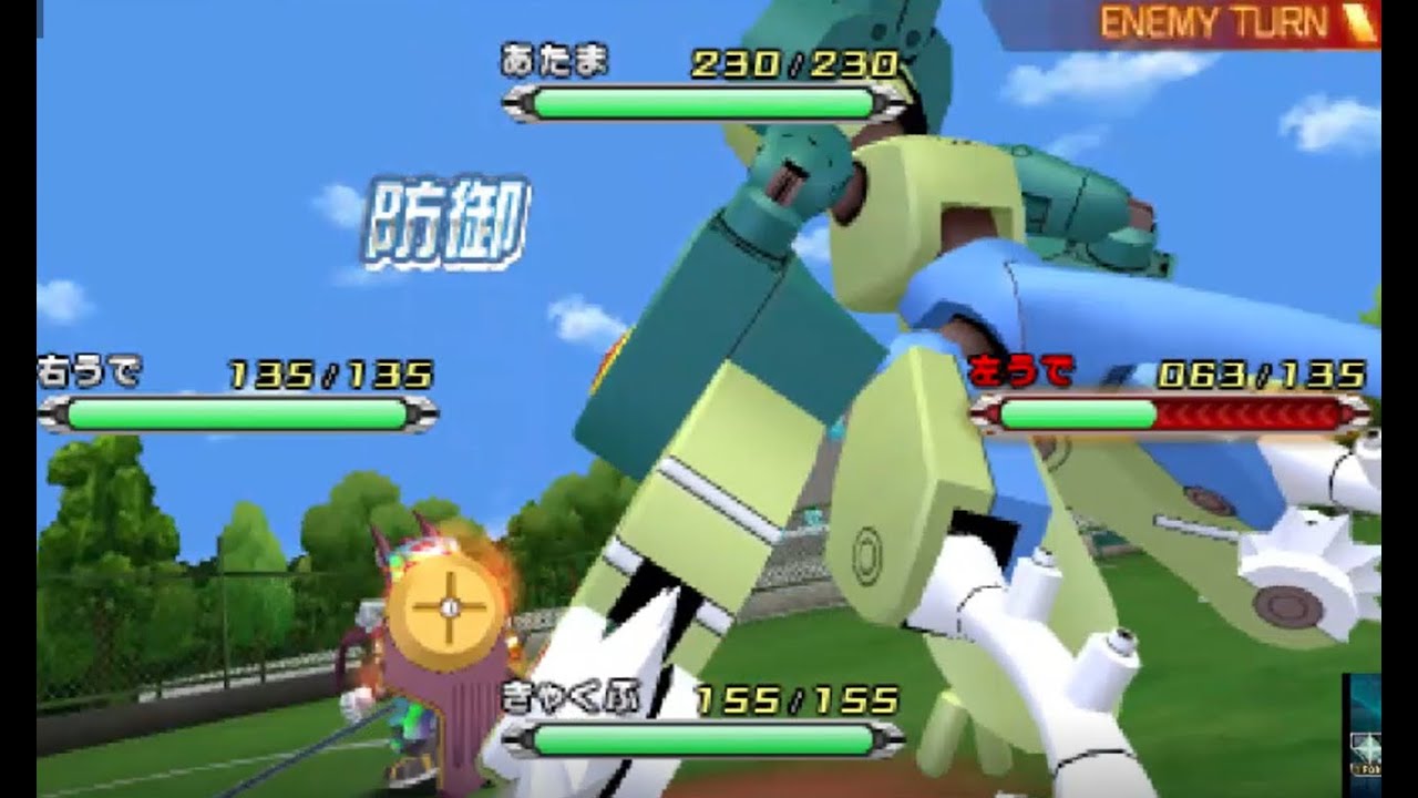 【ストーリー攻略】メダロット9　vsリュウセイ初戦（1周目）クワガタ版クリア動画