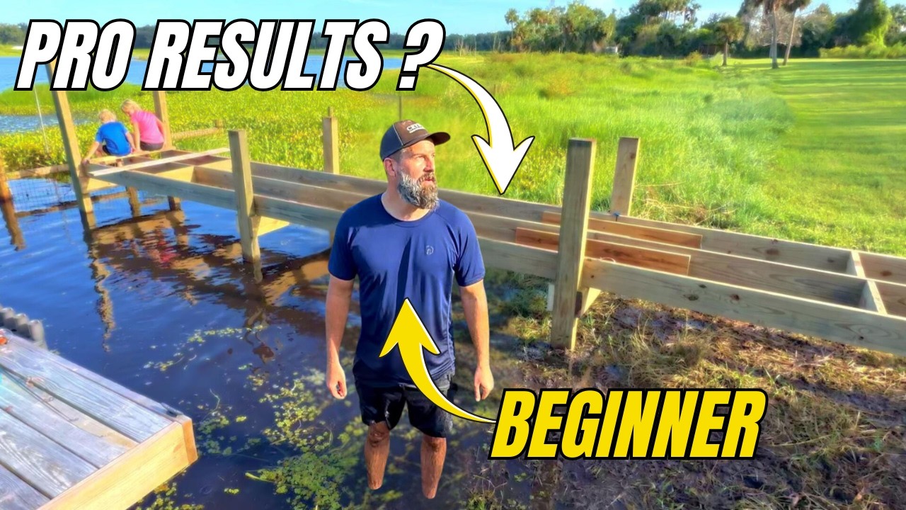 Step-By-Step Dock Build on a Budget | No Heavy Equipment Needed