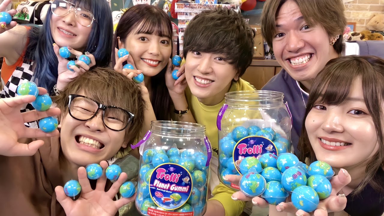 【大食い】地球グミ100個食べ切るまで帰れませんが青春すぎた【青春☆しゅわしゅわクラブ】
