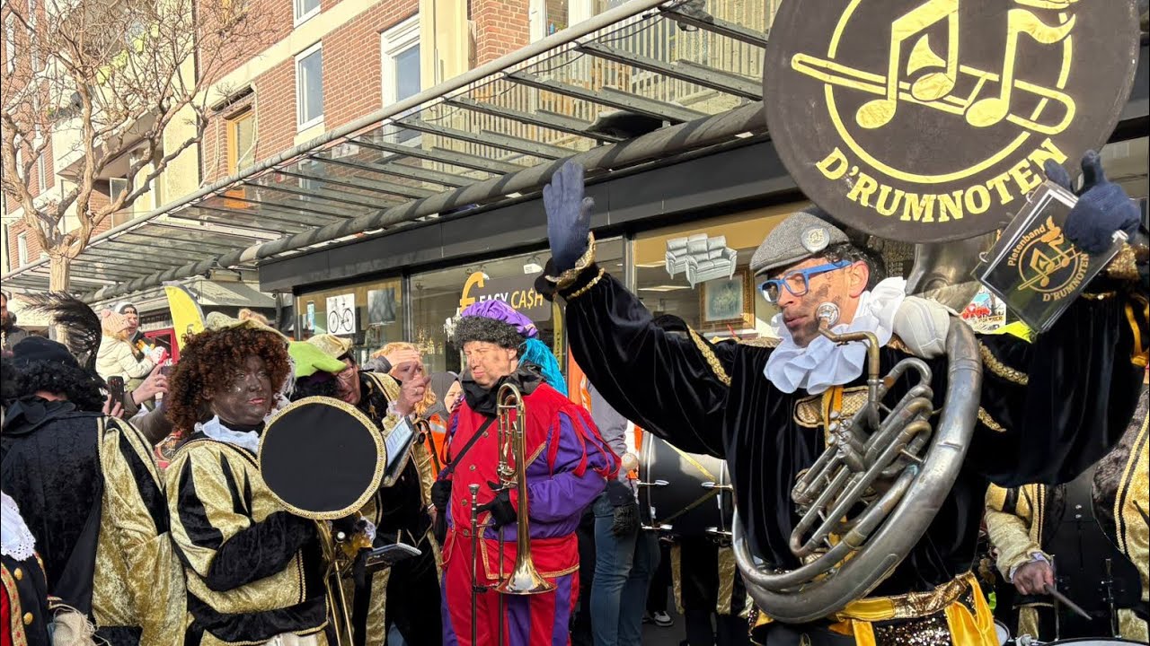 Pietenband D’rumnoten bij Sint on Tour in Den Haag Zuidwest 2025