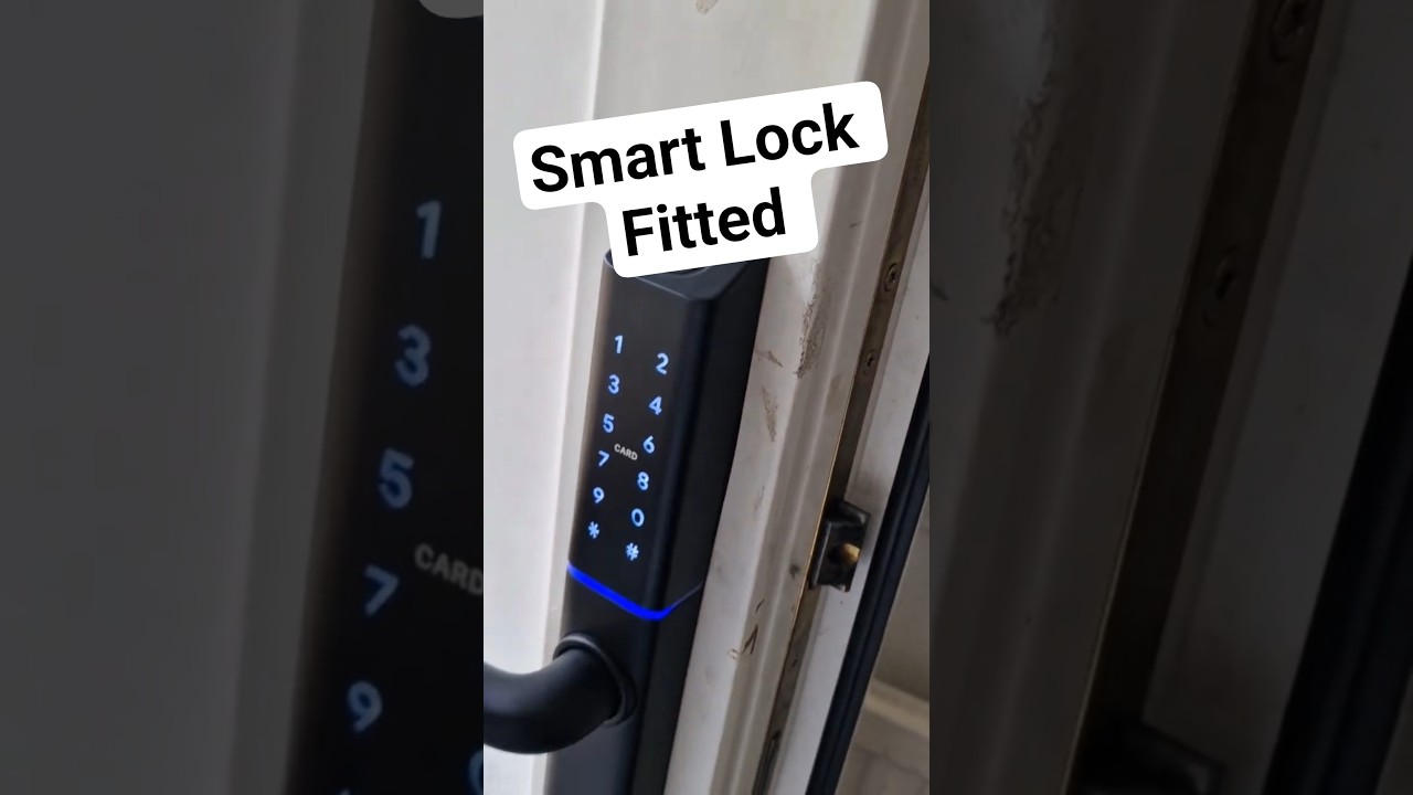 Smart Lock Fitted on a uPVC Front Door 🔐🚪 | Keyless Security Upgrade 