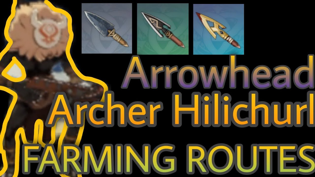 Arrowhead, Archer Hilichurl Farming Routes | Mondstadt | Genshin Impact
