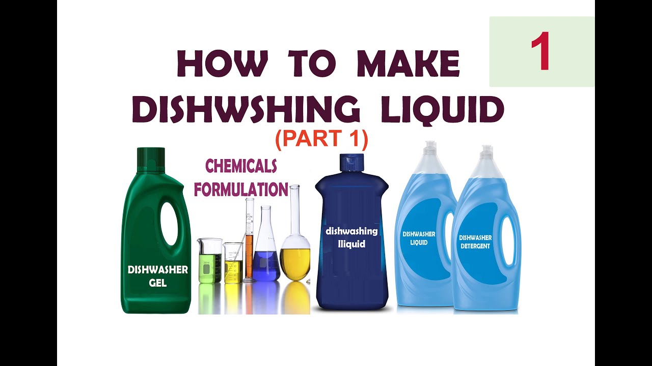 Dishwashing Liquid chemical Formula PART 1