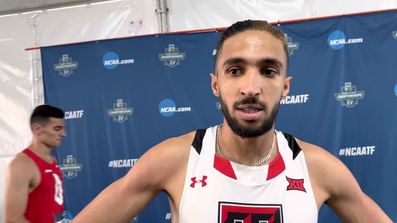 800m world leader Moad Zahafi of Texas Tech discusses his 2022 season