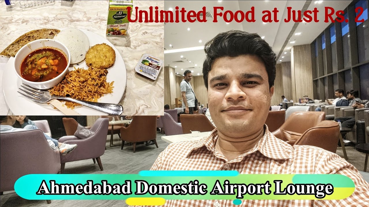 Ahemdabad Domestic Airport Lounge Vlog by Hardikkumar-HRK