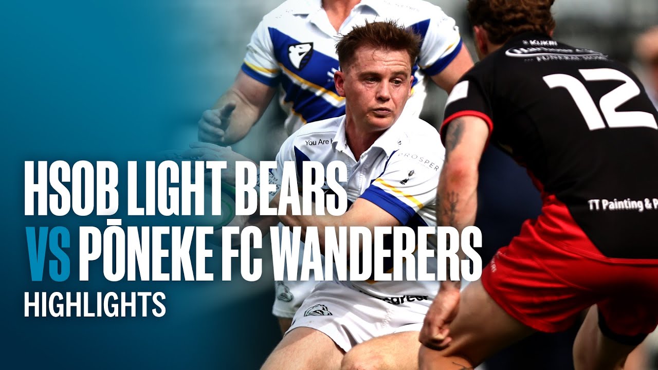 HIGHLIGHTS | HSOB Light Bears v Pōneke FC Wanderers | U85kg National Final, 2025