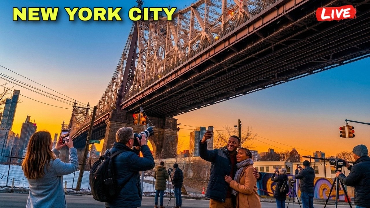 IRL Astoria Queens To Manhattan New York City Sunday Evening (08th March 2026)
