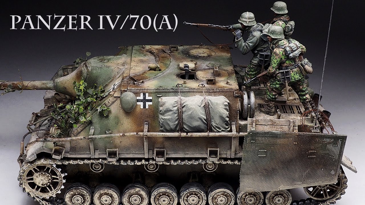 TANK DESANT with the PANZER IV/70(A) - Part 2 - 1/35 TAMIYA - [ Painting - weathering ]