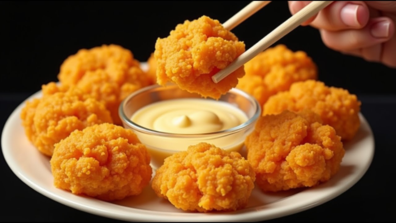 Knuspriges Hähnchen mit Käsesauce | Besser als KFC!