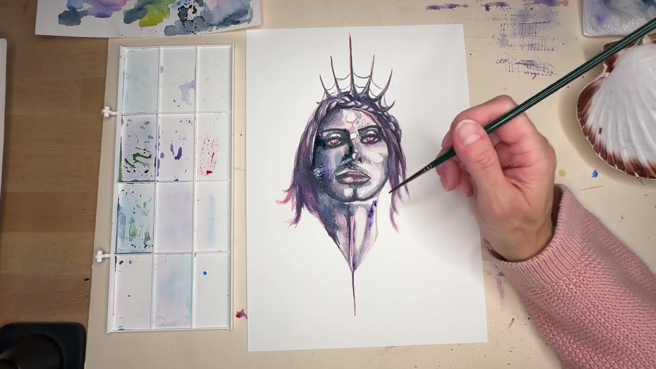This Painting Gives Me Courage… | Cozy Watercolor Tutorial Inspired by Nature