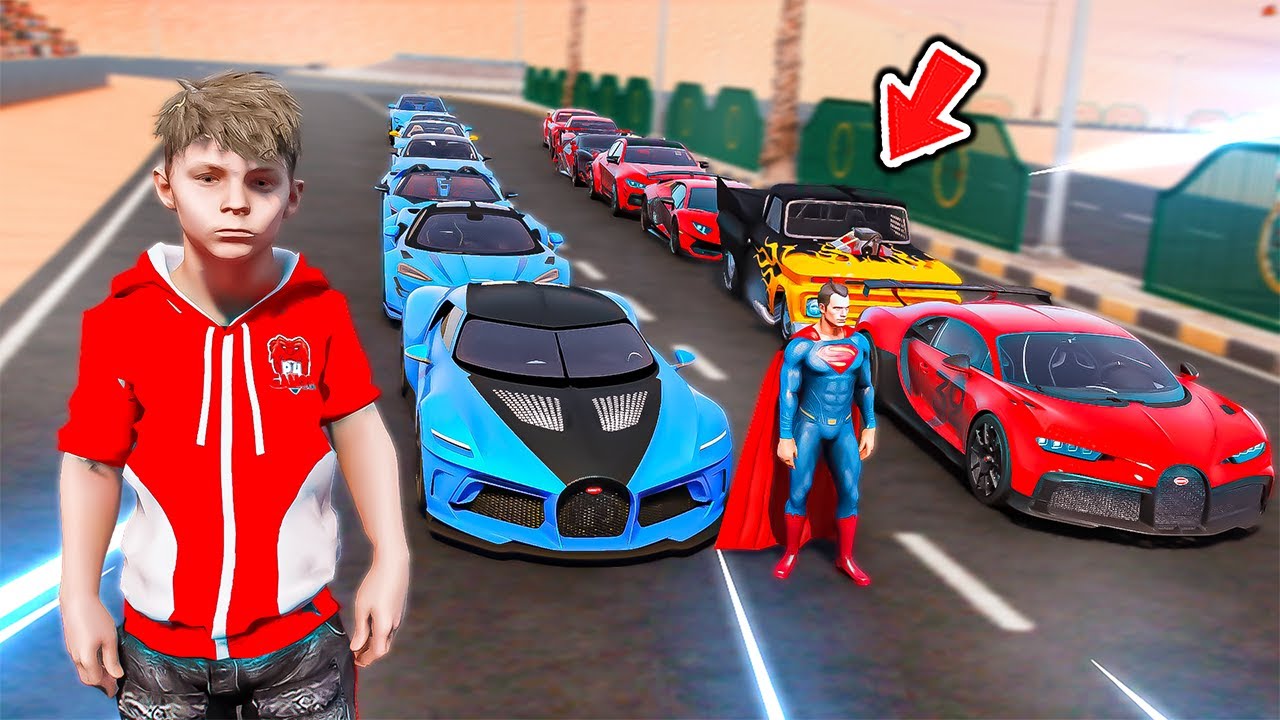 اقوى تحدي سيارات سوبرمان الرياضية 😎🔥!! | فلم قراند