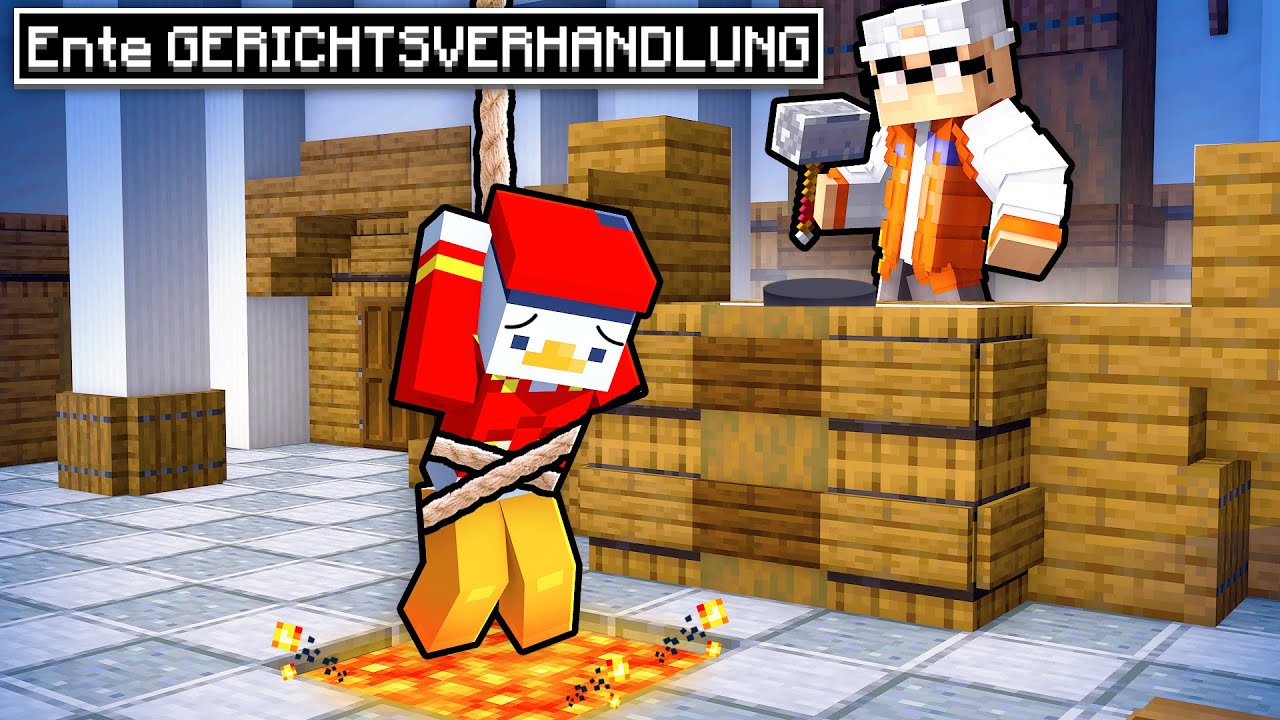 die GERICHTSVERHANDLUNG von ENTE in Minecraft Risiko