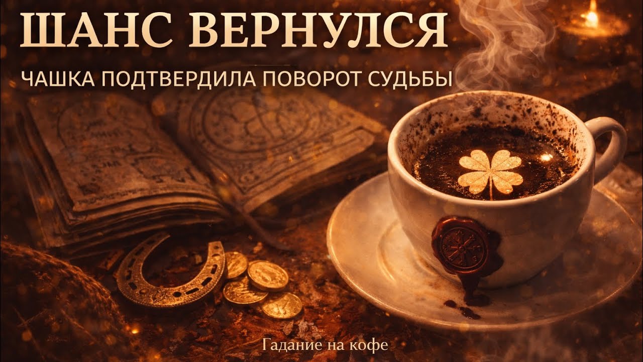 ☕ Шанс вернулся — судьба уже разворачивается к тебе ✨ | Гадание на кофе #знаксудьбы 
