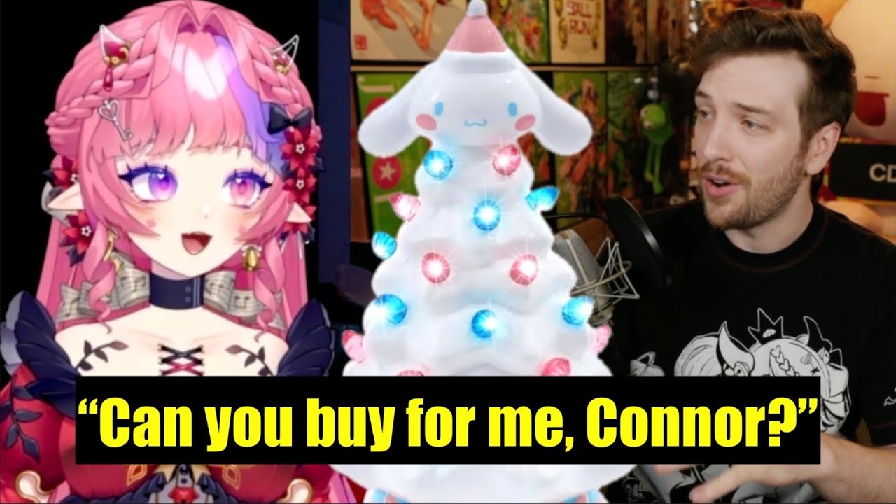 Ironmouse Ask Connor to Buy Cinnamoroll Christmas Tree For Her