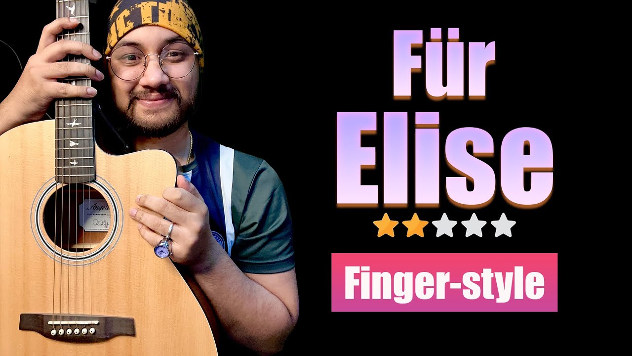 Fur Elise Guitar Tutorial | Tabs + Fingerstyle | Guitar Lesson